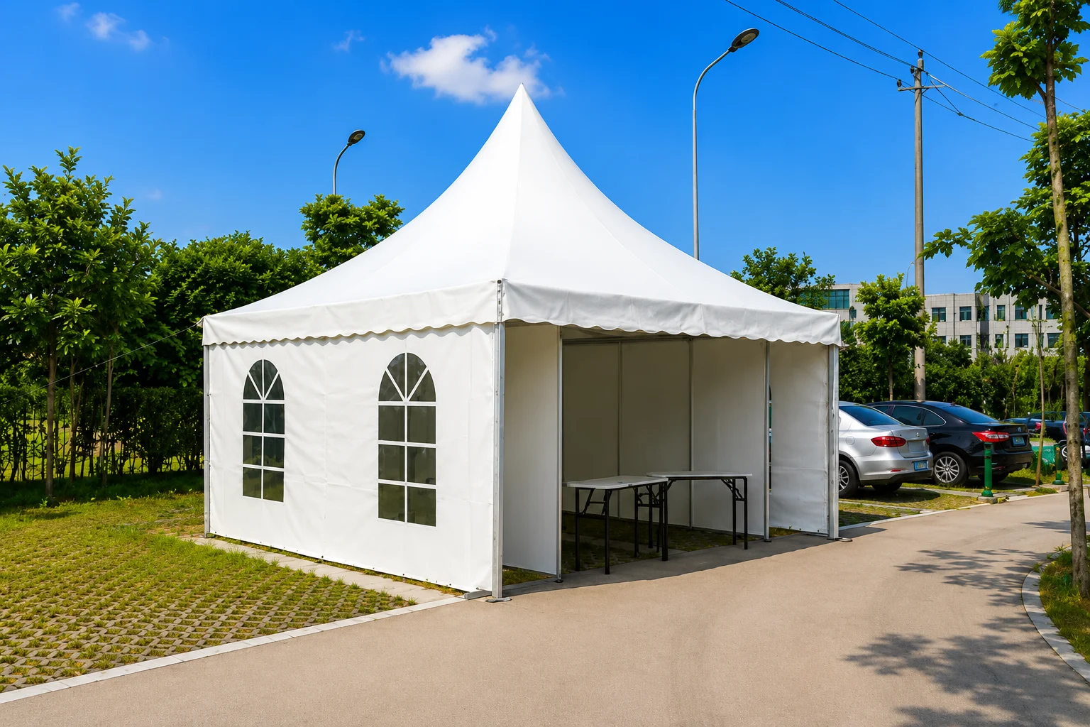 PVC pagoda tent for outdoor events