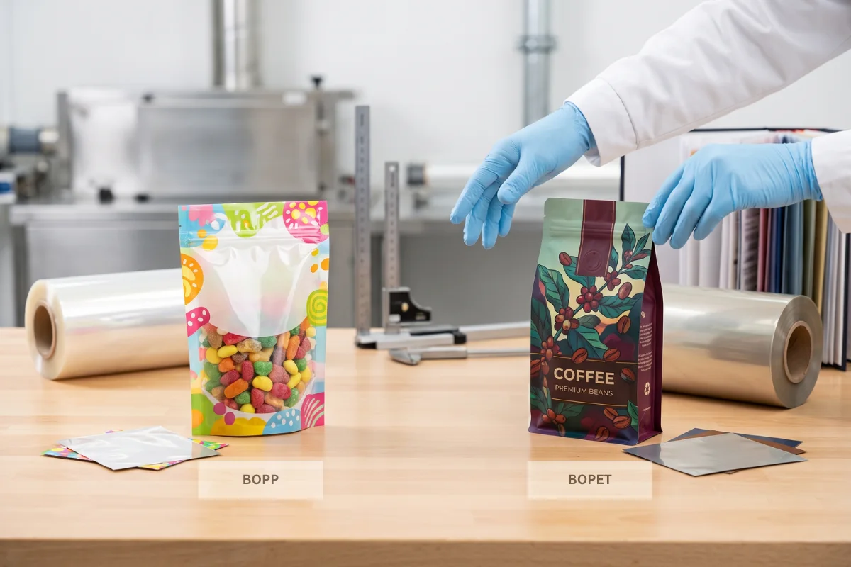 BOPP vs BOPET Printed Films: Choosing the Right Packaging Solution