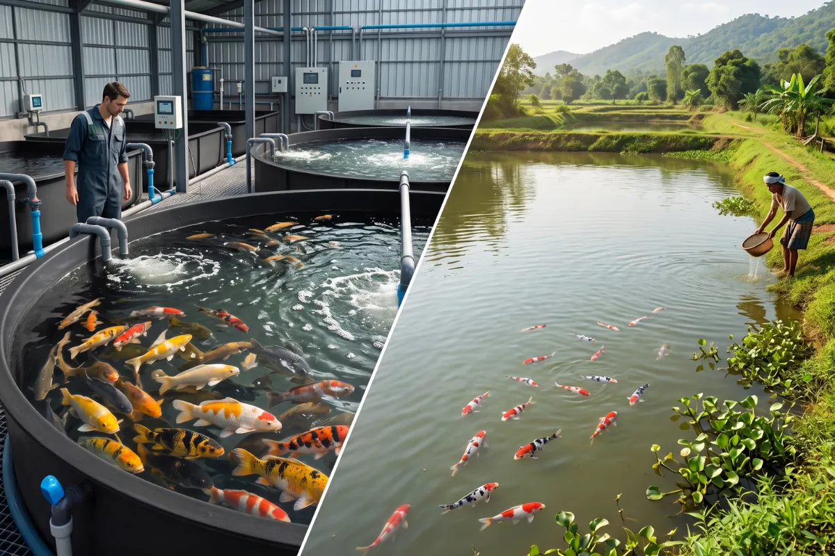 Biofloc Fish Tanks vs Traditional Fish Ponds: Which Is More Profitable?