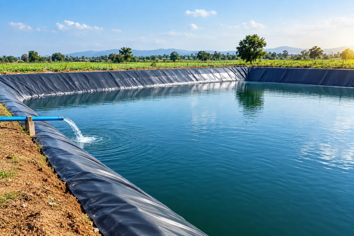 How Pond Liners Help Prevent Water Loss in Agricultural Storage Ponds
